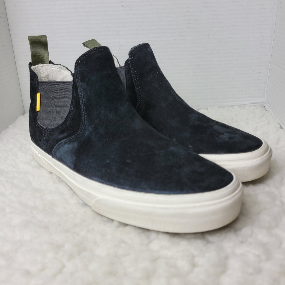 Vans Black Suede High-Top Sneakers